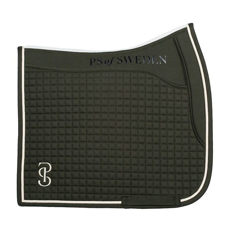 PS Of Sweden Elite Dressage Saddle Pad - Dark Green-1